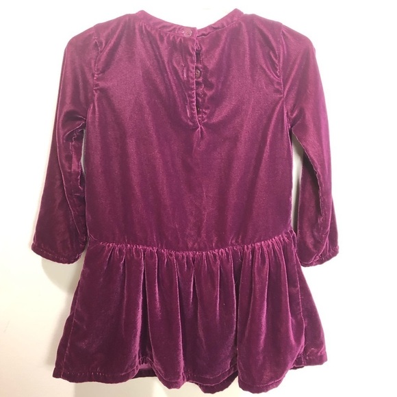 Gymboree Plum Velvet Dress size 2T - Picture 2 of 4